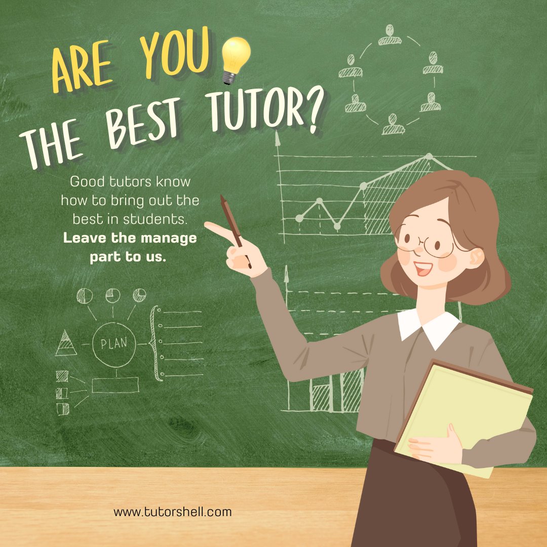 tutorshell's tweet image. With TutorShell, focus on what you do best—teaching. Leave the managing to us! 🍎📚 #TutorShell #TeachingMadeEasy #EduTech #FocusOnTeaching #StreamlinedManagement