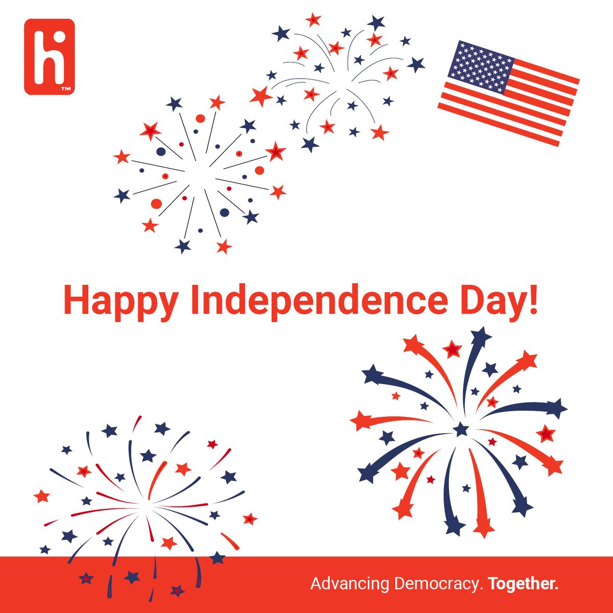 Wishing you a happy and safe 4th of July! #IndependenceDay #4thofJuly #hartintercivic