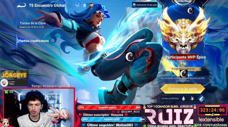 VAMOS A POR LAS 100 ESTRELLAS EN GRANDMASTER 

KICK.COM/RUIZITOSSS

<a href="/HonorOfKings/">Honor of Kings</a> <a href="/KickStreaming/">KICK</a> <a href="/KickEspanol/">KICK Español</a>