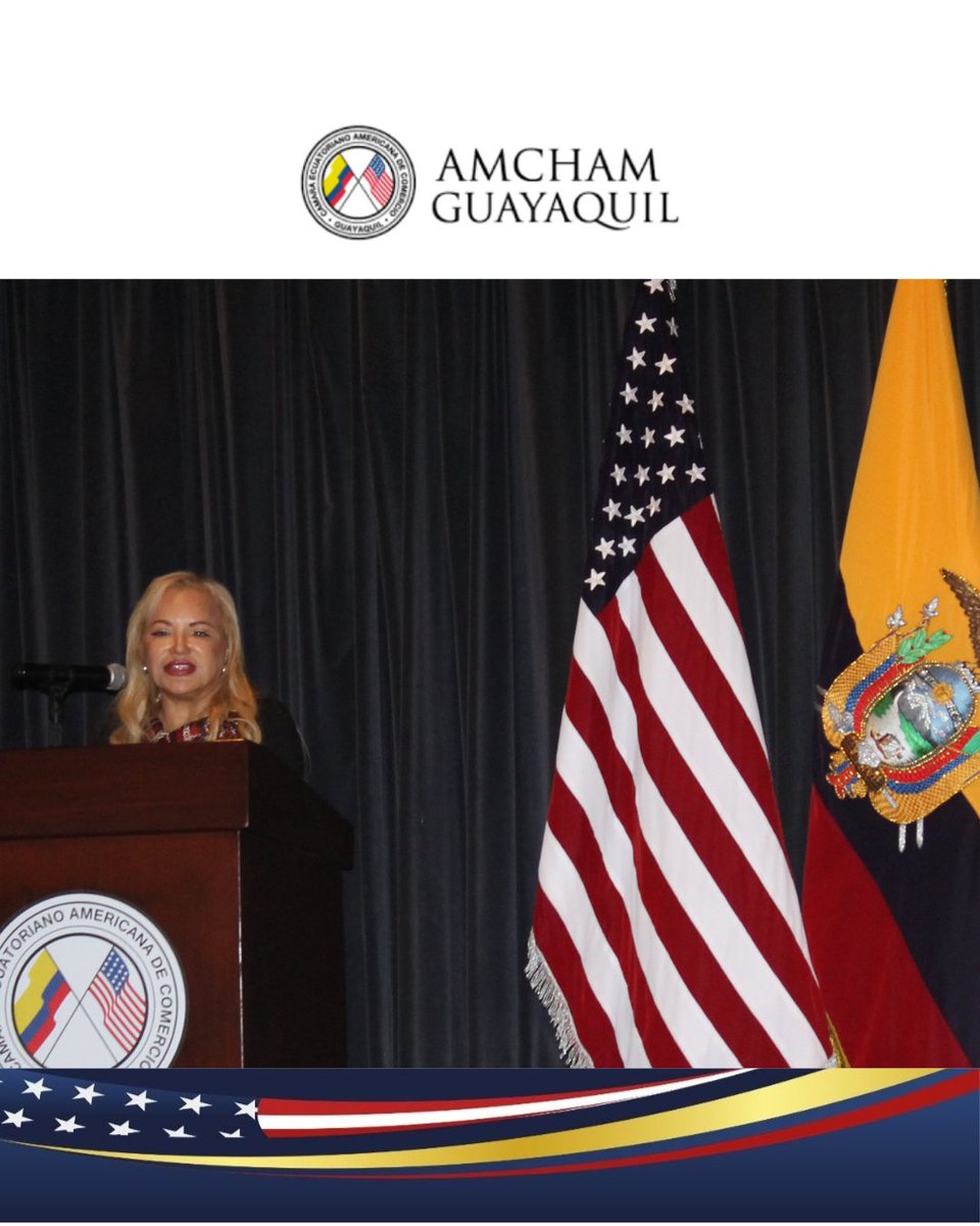 amchamgye's tweet photo. 📸 ¡Revive los mejores momentos del almuerzo de bienvenida al embajador Arthur Brown @USembassyEC organizado por #AmchamGye !
🎉🇺🇸🇪🇨 Más de 200 empresarios y personalidades se reunieron para fortalecer los lazos comerciales.

@chairamchamgye @edithvillavic @AlexiaAlcivar https://t.co/fp00G9OYTR