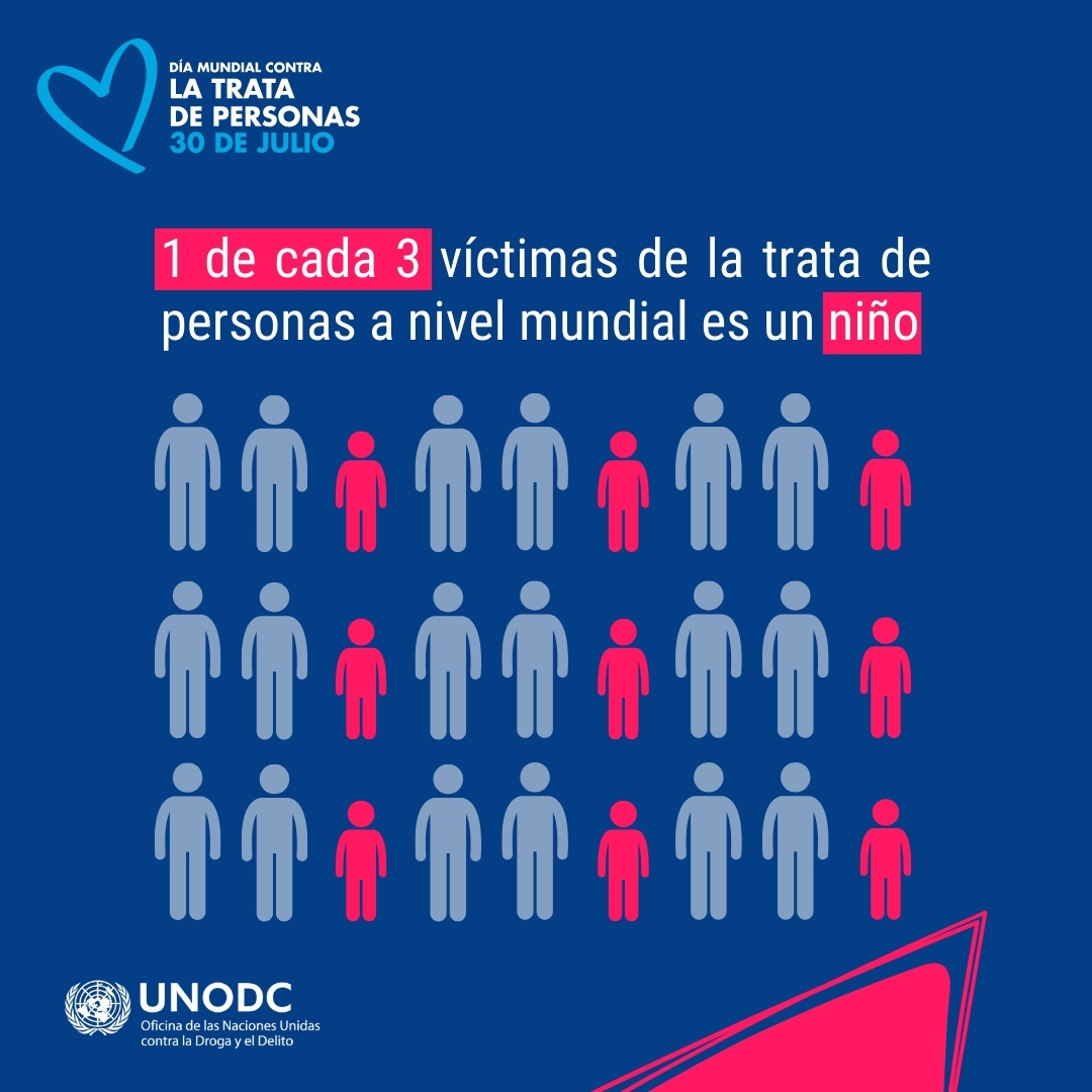 Los niños y las niñas son una gran parte de las víctimas de trata en todo el mundo.
Identificarlos y protegerlos es difícil por la falta de denuncias y recursos.
Necesitamos sistemas mejorados para apoyar a las víctimas y responsabilizar a los traficantes. #EndHumanTrafficking