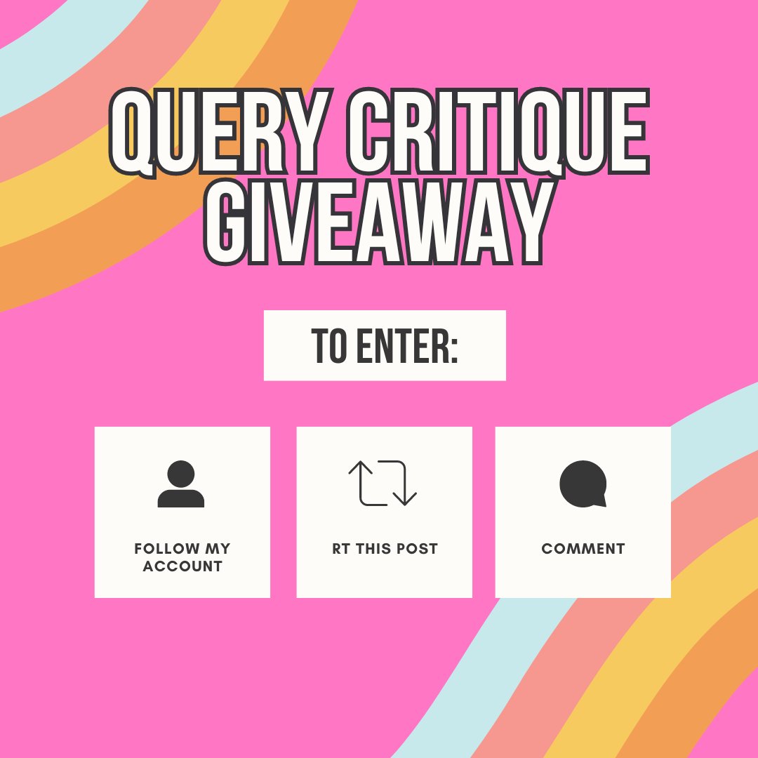 hello everyone!

to celebrate 2k followers, i'm giving away a query critique to give back to the writing community! 

to enter:

✨ follow me!
✨ RT this!
✨ comment with a gif on how queries make you feel!

i'll draw a winner on 7/8. thank you so much for being here 🫶🏻
