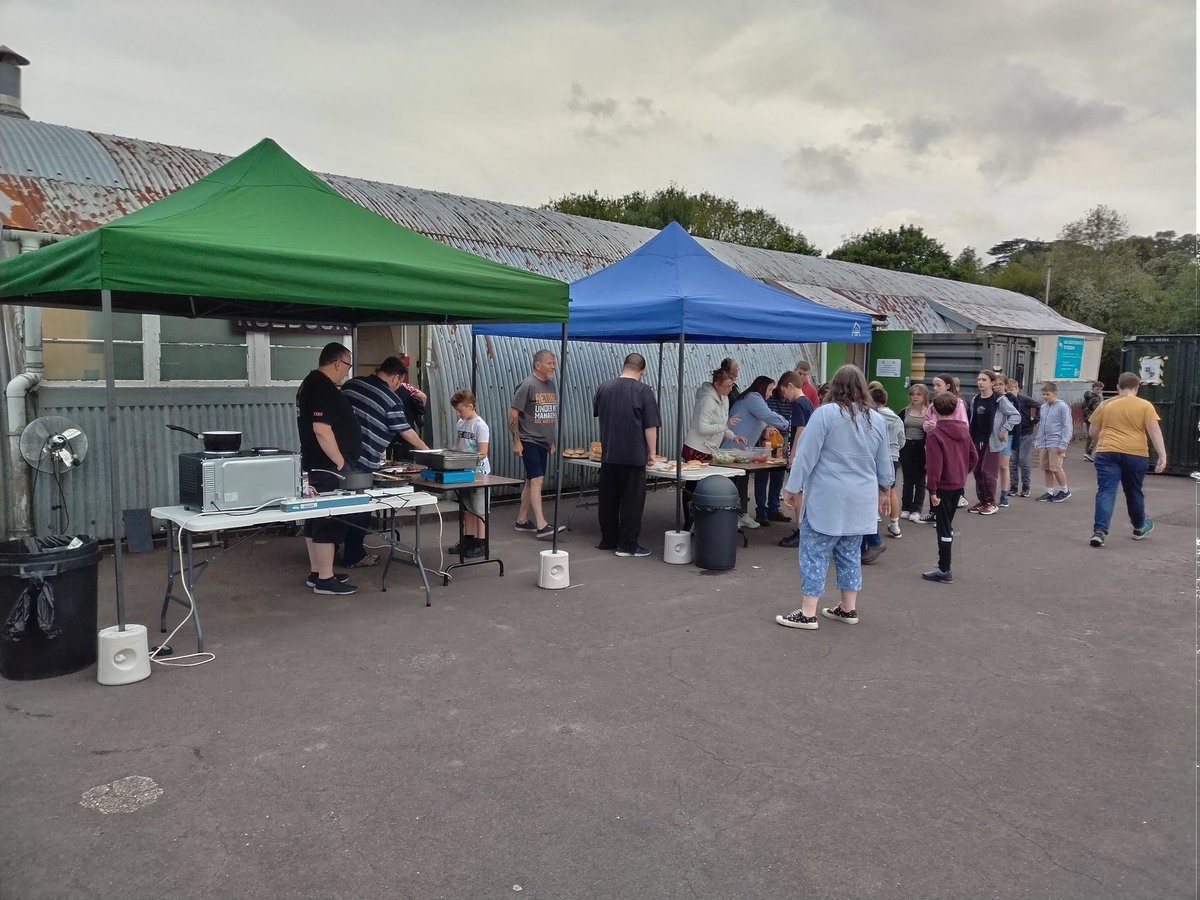 Cadets and staff enjoyed the unit BBQ this evening.
