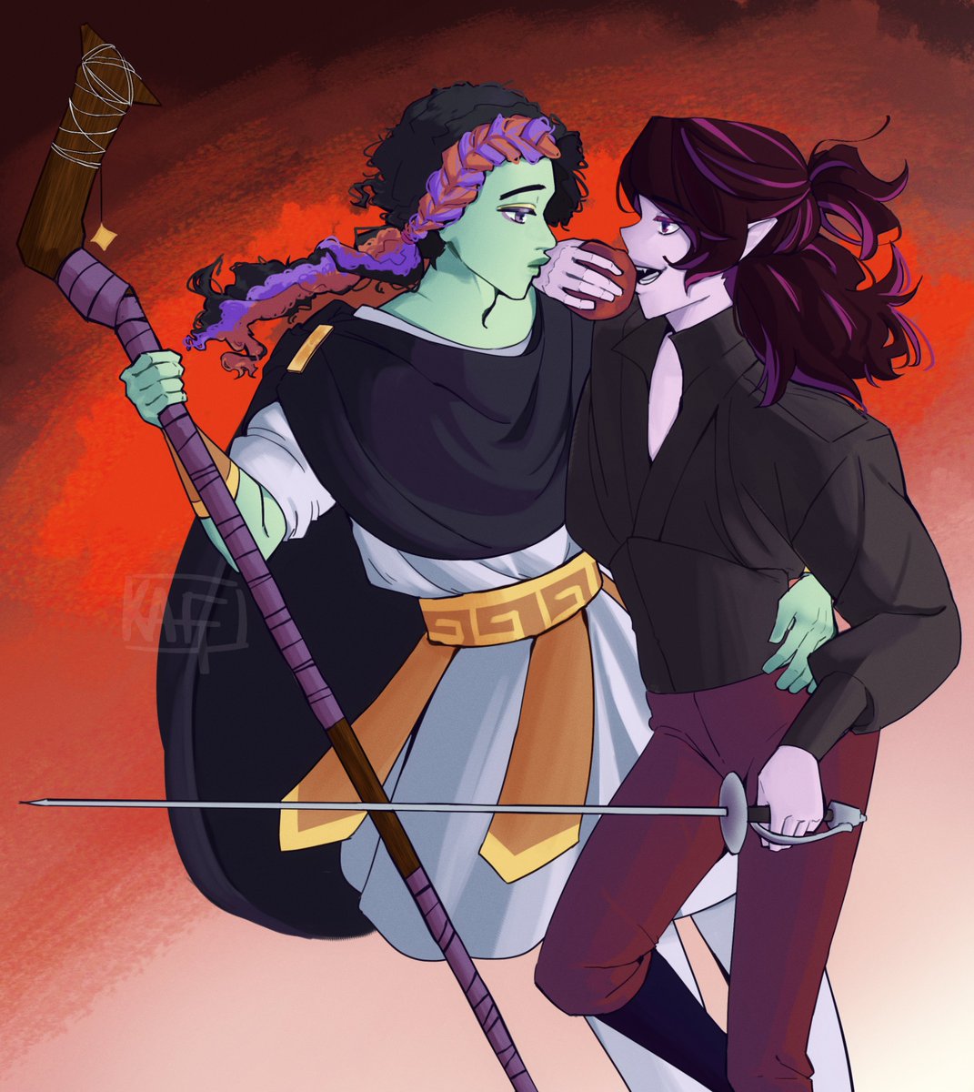 spellentine´s AU
context? history? I do not have any of that
just this haha
