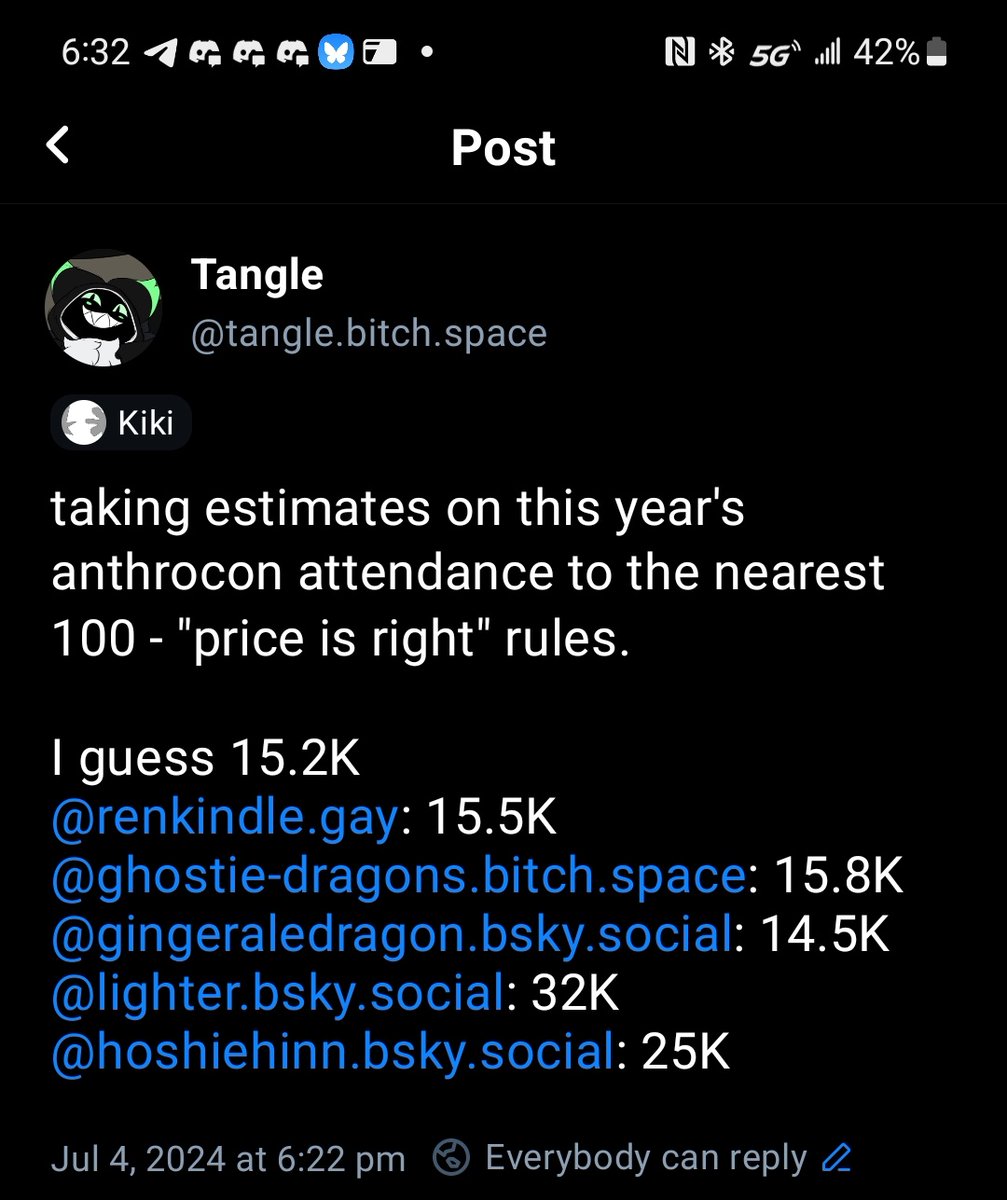 I'm only doing this a handful of times, but hey 

if you want to see all my awesome posts this #Anthrocon2024 #AC2024 #Anthrocon then go HERE, also follow my name

I will never seriously use this site again, but I MIGHT make posts like this when I'm Event Posting elsewhere