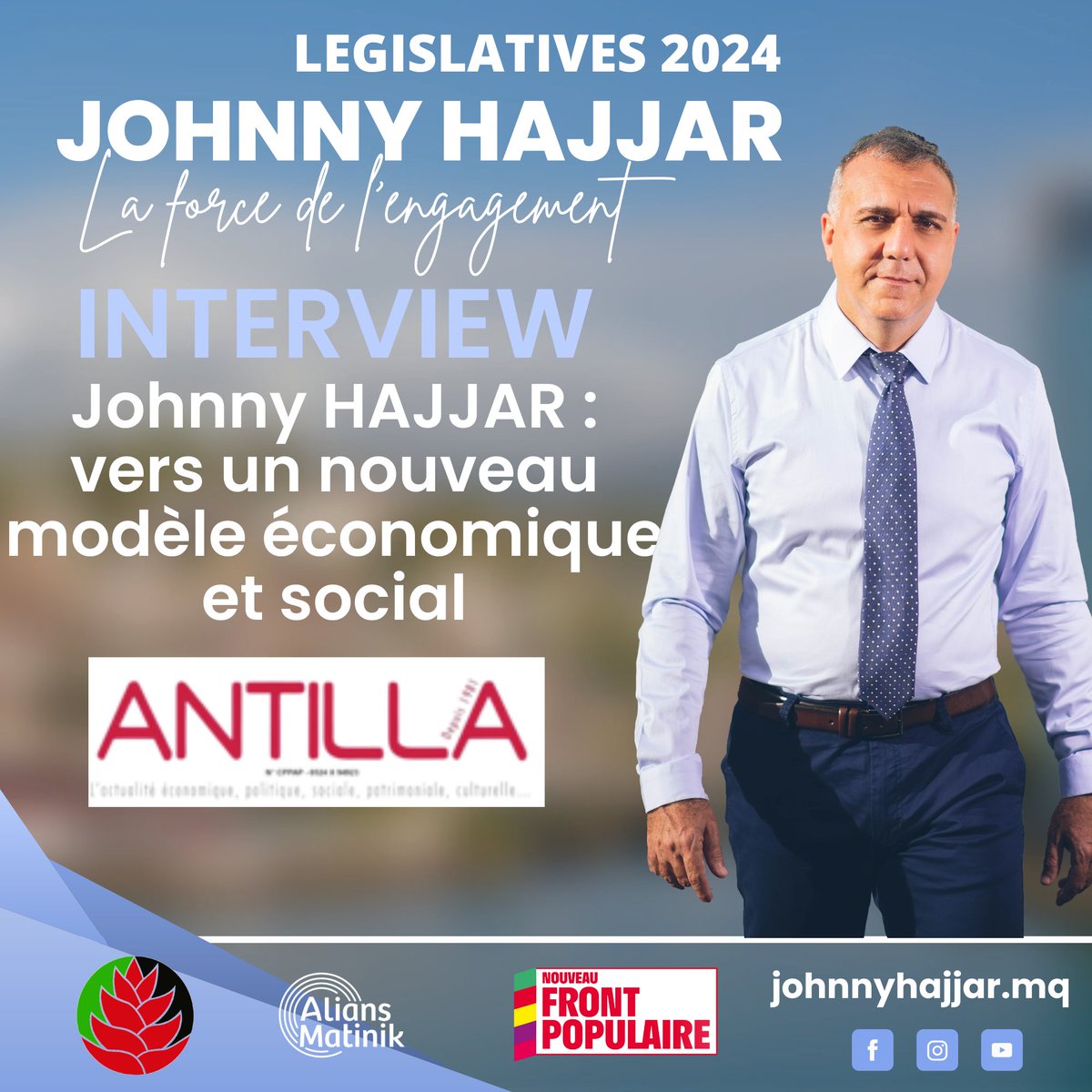 🆕 ✅ Le renouveau est déjà en marche ! La rupture est déjà ENGAGÉE ! Vers un nouveau modèle économique et social, votons samedi 6 Juillet pour Johnny HAJJAR et Nathalie MARTAIL-JOUAN ! 🗳️🗳️

L'article d'Antilla : antilla-martinique.com/legislatives-2…
