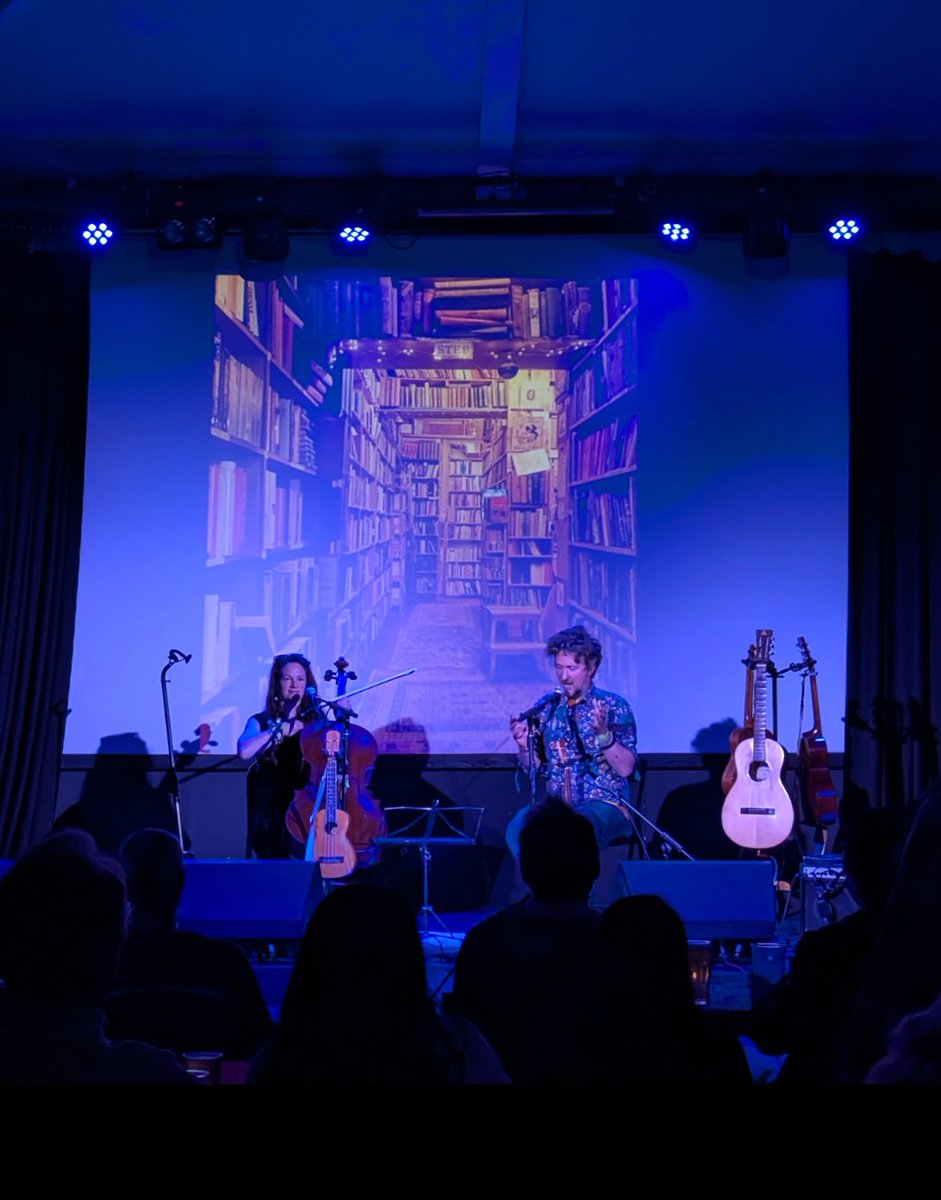A_R_P83's tweet photo. Probably THE best way to celebrate election night.... The brilliant @TheBookshopBand live 😊📚🍻 https://t.co/Ymn68oPuzD