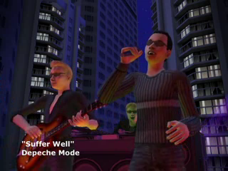 Did you know there is a version of "Suffer Well" with vocals re-recorded in Simlish, the fictional language used in the Sims video game series? There's even a music video for this version created using in-game footage. Listen, watch, and read more here: dmlive.wiki/wiki/Suffer_We…