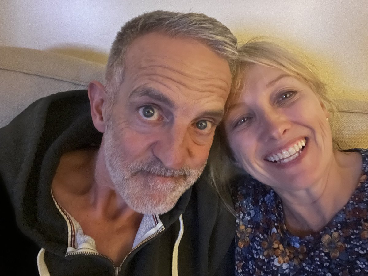 MartineBBC's tweet image. Feet up in front of the telly with #bbcpapers reviewer/friend @NeilMidgley…