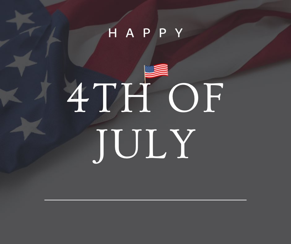 Enjoy your 4th of July celebrations!