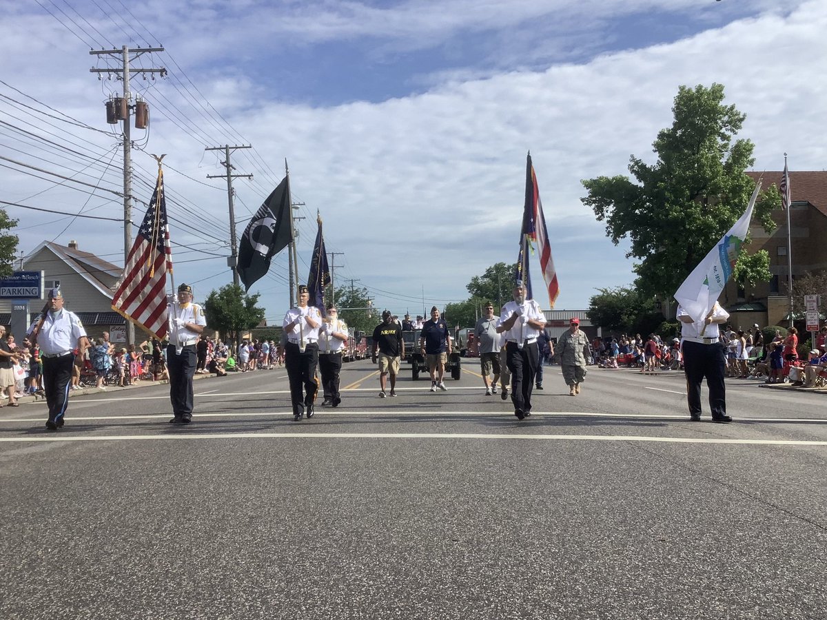 ParmaMayor's tweet photo. Another Parma 4th of July Parade is in the books!  Thank you to the American Legion, Parma Police Honor Guards and @ParmaPolice for leading the way! https://t.co/pIoT4QX3i9