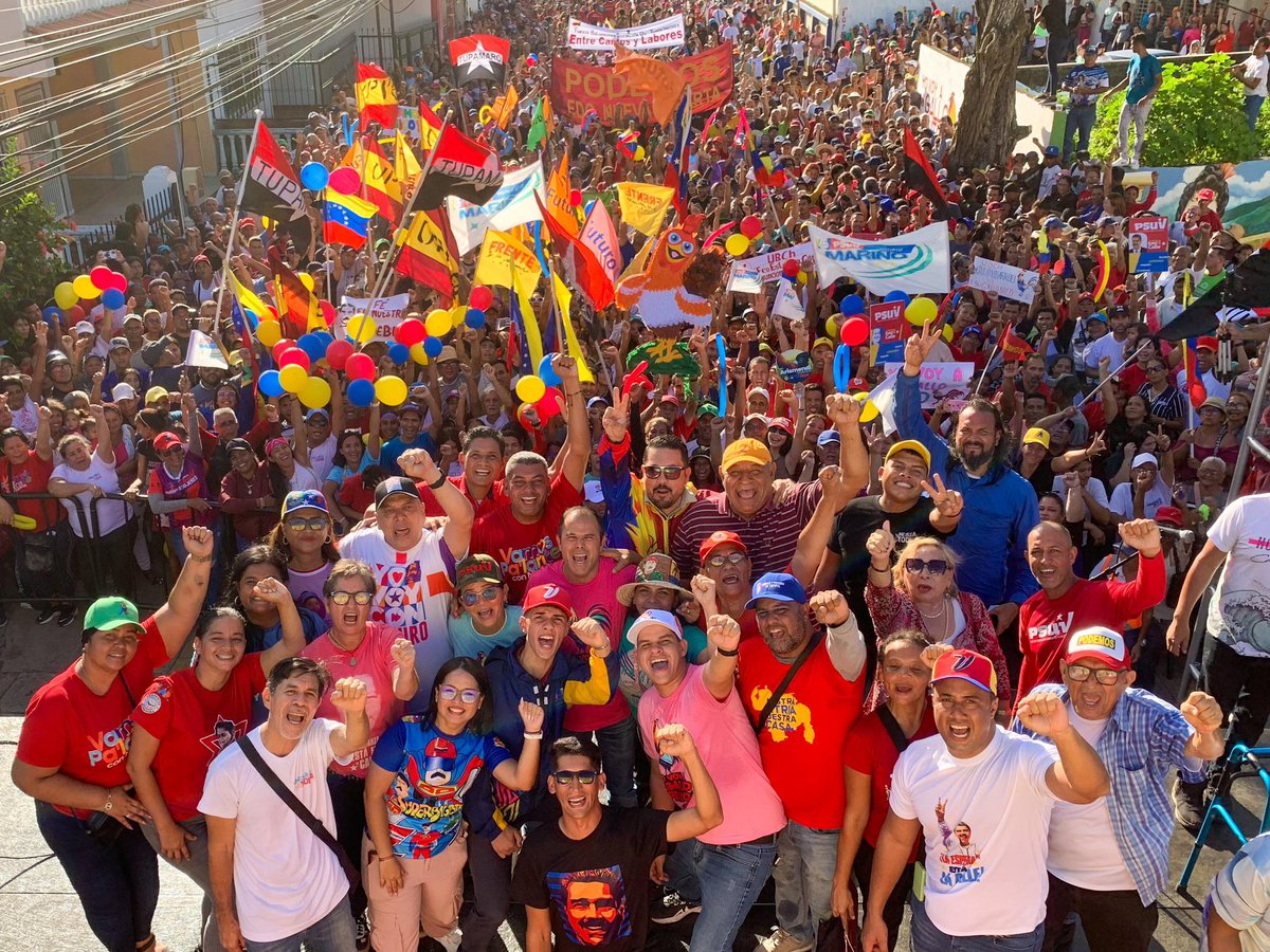 Hoy, en La Asunción iniciamos la campaña victoriosa de Nicolás Maduro, nuestro Presidente, y de todo el pueblo venezolano ❤️