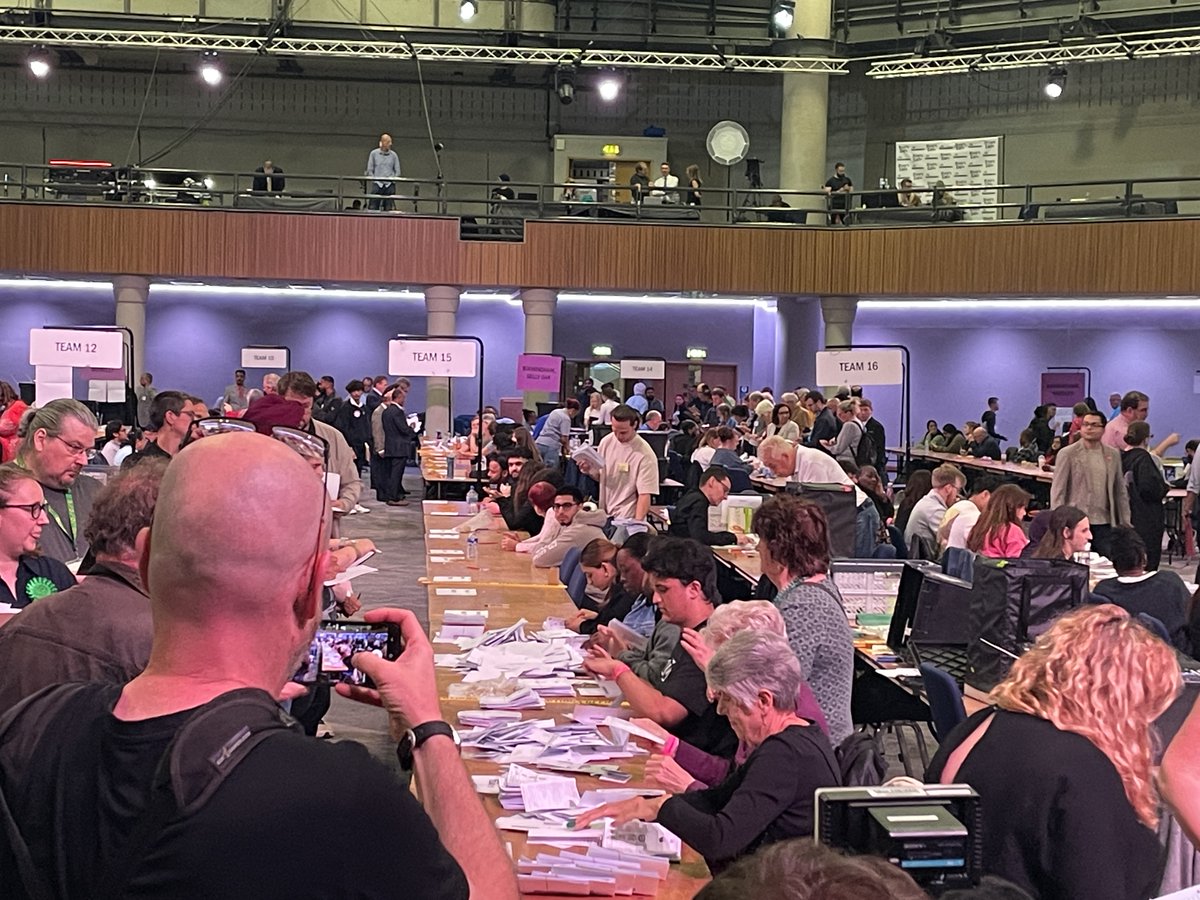 Nick Booth (@podnosh) on Twitter photo The view from the floor - <a href="/stanscafe/">Stan's Cafe</a> commentators on the balcony working in front of that white square --- listen up for every ounce of Birmingham election detail at thecommentators.live #GE2024 #brillbrum The view from the floor - <a href="/stanscafe/">Stan's Cafe</a> commentators on the balcony working in front of that white square --- listen up for every ounce of Birmingham election detail at thecommentators.live #GE2024 #brillbrum