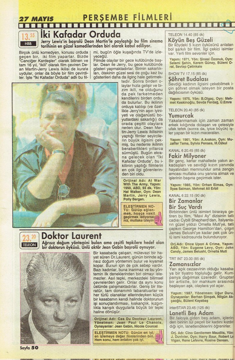 Mehmetcan198's tweet photo. #tv #yayınakışı #KemalSunal #GiancarloGiannini #PatriciaMillardet #RichardRoundtree #JerryLewis #JeanGabin #Mayıs #1993yılı #interstar #teleon #HBB #showtv @MehmetE29796180 @Yasemin70619829 @tchulya80 @_Arsiv_ https://t.co/XoFjfmLix8