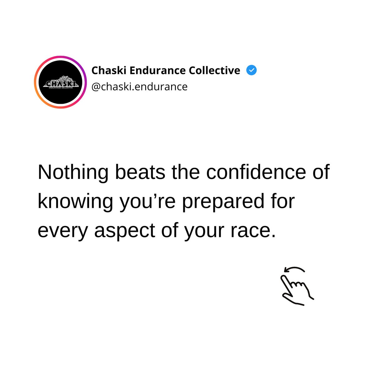 chaskiendurance's tweet image. The Ultimate Tip for Crushing Your Next Race! 🏆👟 Simulate to dominate. Get race-ready with @chaski.endurance. #RacePreparation #WinningMindset #RunningSuccess
