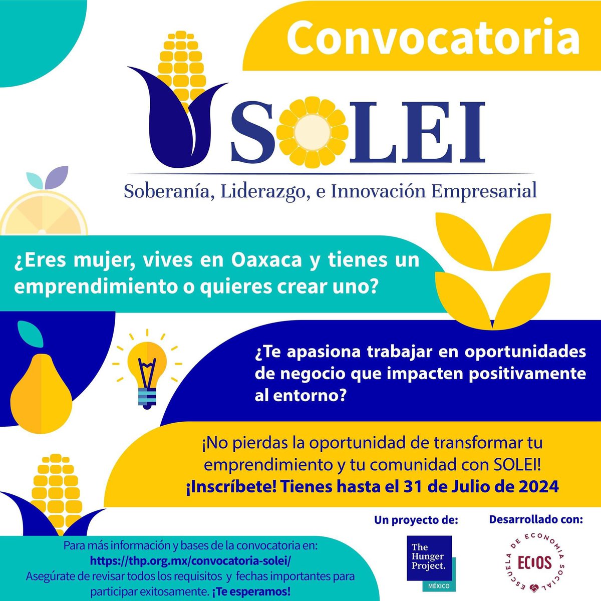 🔈📍❗️📌CONVOCATORIA📌📍❗️🔈

🔈Oaxaca 📌 🗣️🌎

➕ info para regístrate👉🏾 thp.org.mx/convocatoria-s… 
Link para registrarse forms.gle/6KvN1wUwyUPg4S…