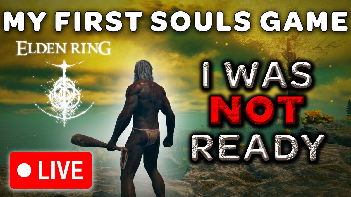 We're Live!
Its Day 2 of the Elden Ring blind playthrough.
I. Wasnt. Ready. 

twitch.tv/NightFoxKilo