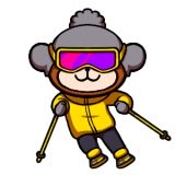 ik_ba0's tweet photo. スキーサルが出現!
超可愛いサルをもっと温泉で満足させよう！ https://t.co/t9leYhavz4