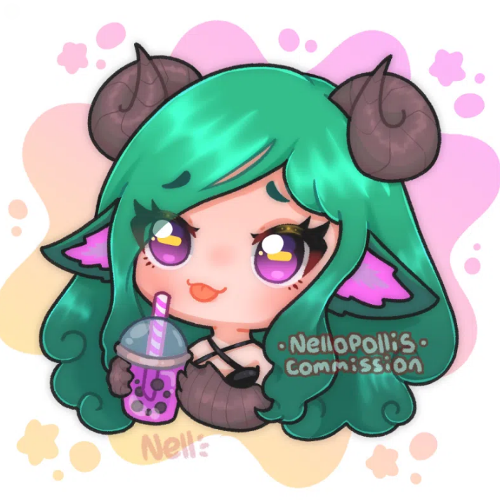 A little commi for <a href="/gabebud1/">gabebud | 🦀 Vtuber</a> 💚💚
lovely character 💜 thanks for the support !