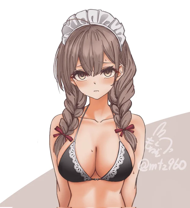 水着メイド神州丸ちゃんかわいい!