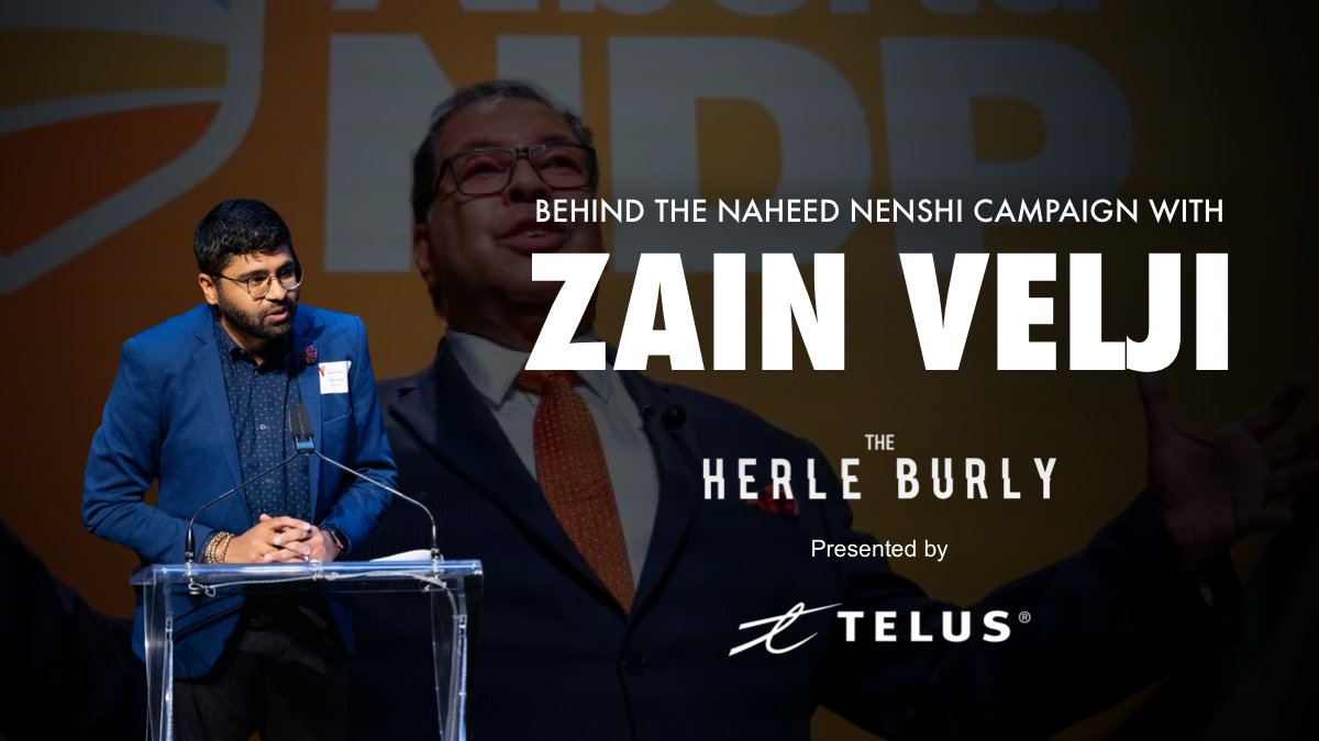 🗣️🎙️ #TheHerleBurly 

Alright, you Herle Burly-ites. A pretty cool show we’ve got for you today. We’re doing a bit of pod crossover, and here’s the reason:

Naheed Nenshi became leader of Alberta’s NDP, just 2 weeks ago. Not just by a large margin. Or an extra-large margin.