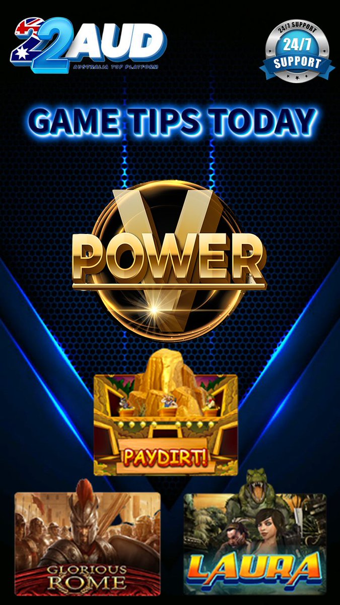 22aud_online's tweet photo. 🚩🚩🚩🚩🚩

 🚨HOT GAME TIPS 🚨

💸 WINNING &amp; JACKPOT RATE 💸

🗝PLATFORM: V POWER 🗝

👑- PAYDIRT                  (83.24%)
👑- GLORIOUS ROME (85.73%)
👑- LAURA                      (81.95%)

🔗🔗🔗🔗🌟 https://t.co/DxPZ2BuCca
🍏📱: https://t.co/1ZMlsAoM9t https://t.co/MfOPMGux3s