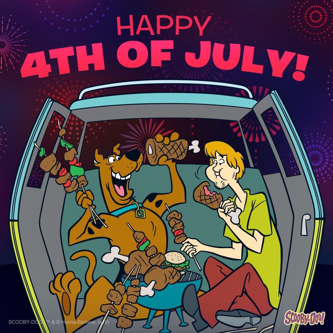 scoobyhistory's tweet photo. Happy 4th! https://t.co/8eZFk6Zaa6