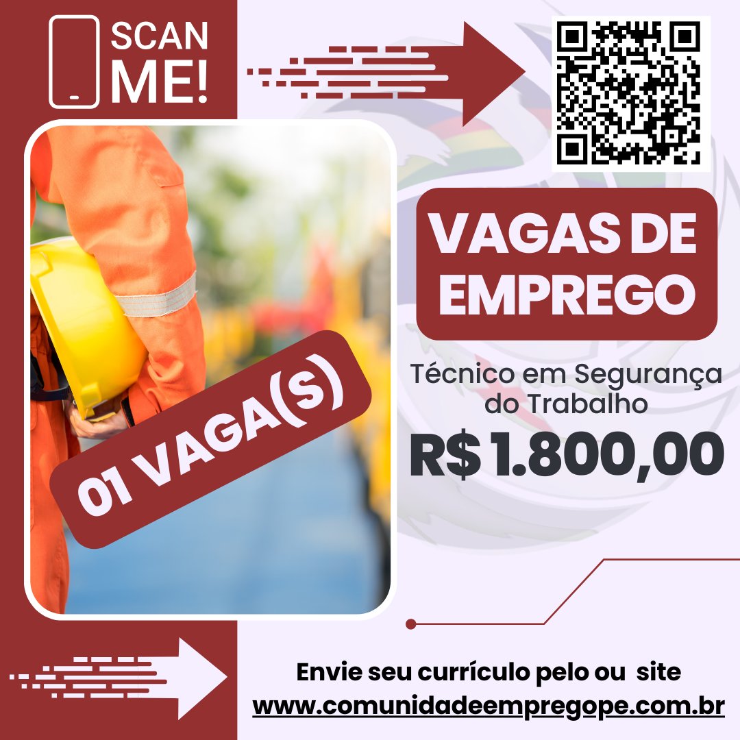 comuemprego's tweet photo. Siga nosso canal do WhatsApp e fique por dentro das oportunidades: https://t.co/si3Ha7DHnY
Divulgue esta vaga entre seus amigos para encontrarmos o candidato ideal. Estamos à disposição pelo WhatsApp: 81 997407546. Boa sorte a todos! https://t.co/GZdIX3hy0e