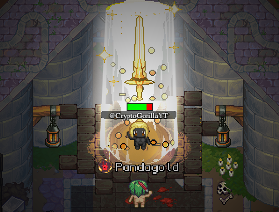 After hundreds of battles and over 50eth in volume

I finally won the Excalibur sword