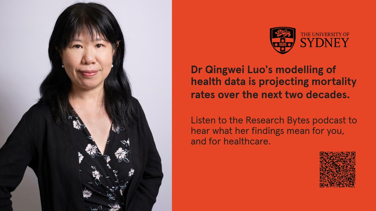 The Daffodil Centre (@daffodilcentre) on Twitter photo NEW PODCAST🎙| #DaffodilCentre's Dr <a href="/QingweiL/">A/Prof Qingwei Luo</a> shares her fascinating statistical modelling of large scale health data, projecting cancer rates in Australia over the next 2 decades
🔗Listen via open.spotify.com/episode/41uXZ4…
<a href="/Sydney_Uni/">University of Sydney</a> | <a href="/syd_health/">Sydney Health</a> | <a href="/CCNewSouthWales/">Cancer Council NSW</a> NEW PODCAST🎙| #DaffodilCentre's Dr <a href="/QingweiL/">A/Prof Qingwei Luo</a> shares her fascinating statistical modelling of large scale health data, projecting cancer rates in Australia over the next 2 decades
🔗Listen via open.spotify.com/episode/41uXZ4…
<a href="/Sydney_Uni/">University of Sydney</a> | <a href="/syd_health/">Sydney Health</a> | <a href="/CCNewSouthWales/">Cancer Council NSW</a>