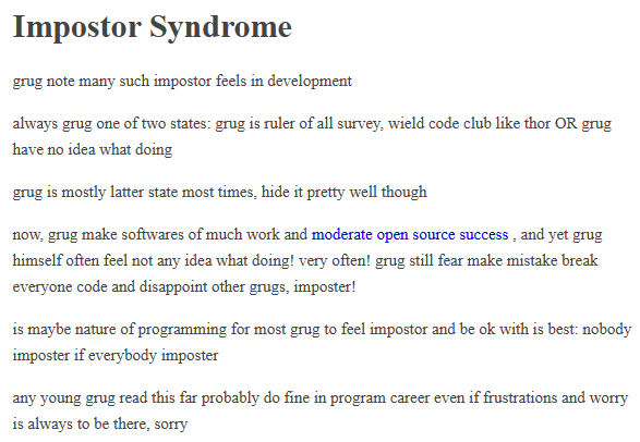 aminblm's tweet photo. 24. Impostor Syndrome creeps to all of us

#DevTrends #SoftwareFads #TechTrends #CodingStyles #DevCommunity #Buildinpublic #100DaysOfCode #Coding #DevCommunity #Python #JavaScript #ImposterSyndrome

Source read: https://t.co/XVAwObk1DH https://t.co/G8hdc0kMOv