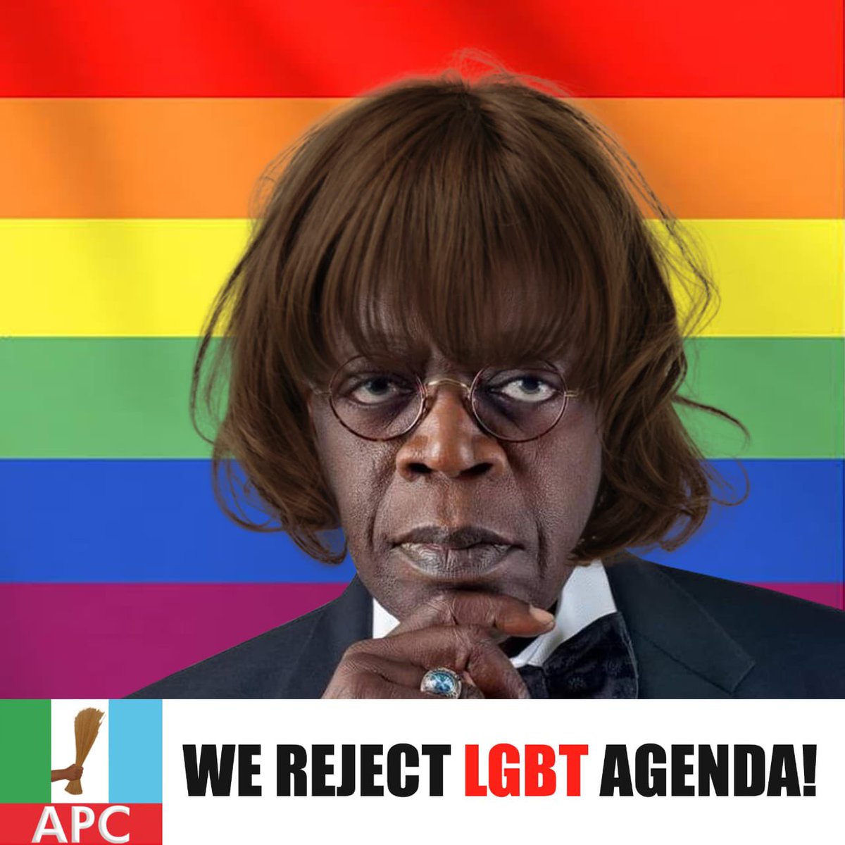 SafeeyanM's tweet photo. We sincerely reject Tinubu and APC for their LGBTQ Agenda.
#NoToLGBTQ
#NoToTinubu
#NoToAPC https://t.co/omgcC44G2G