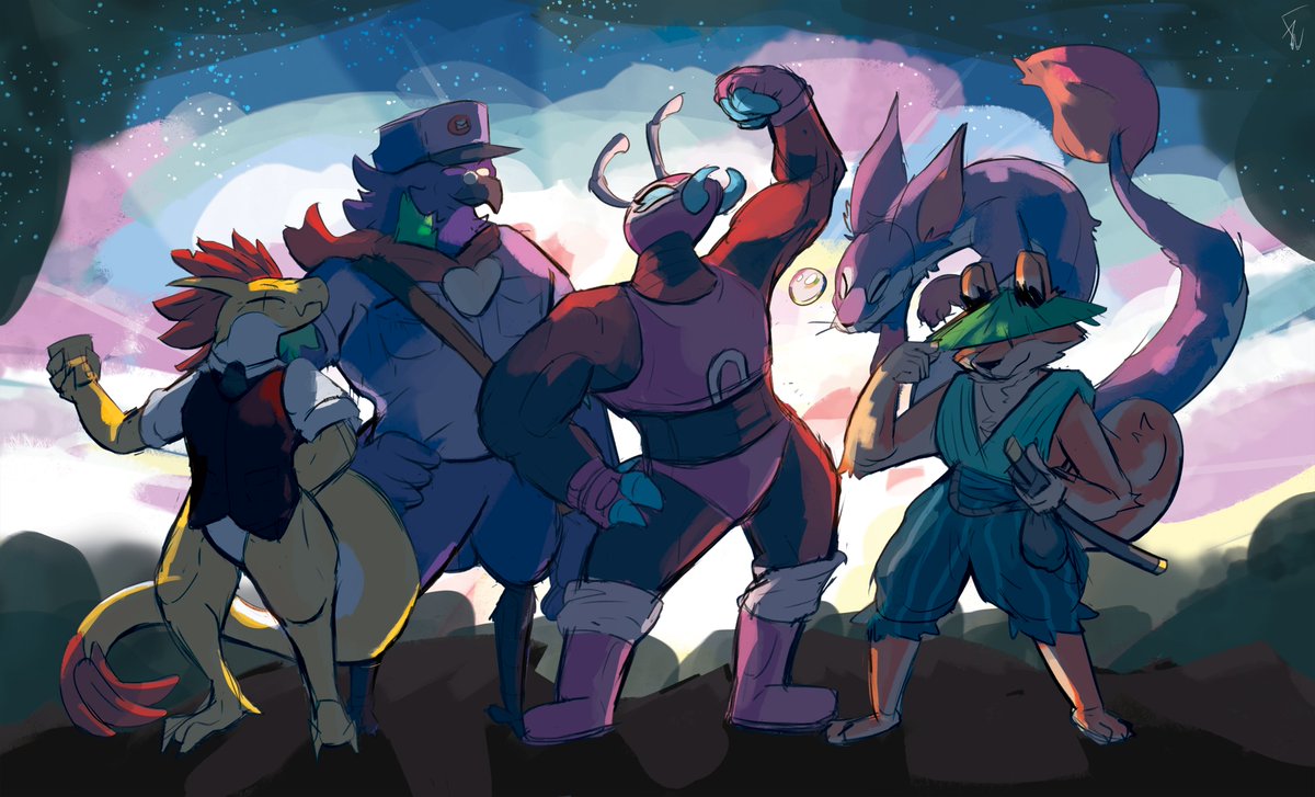 Fuzzertz's tweet photo. @RivalsOfAether  
What a year...
I am so incredibly proud to be a part of this community. https://t.co/Q58CEF5fRA