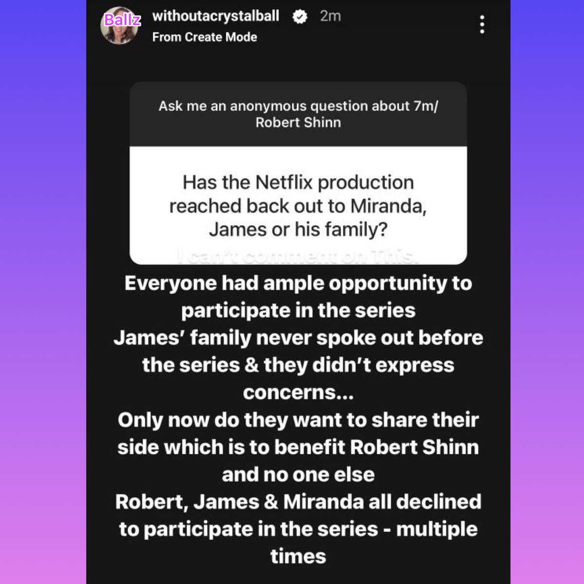 with_ballz's tweet image. M, J and RS are in active litigation with the production team of #dancingforthedevil Of course they were not able to participate but #woacb won’t mention that.