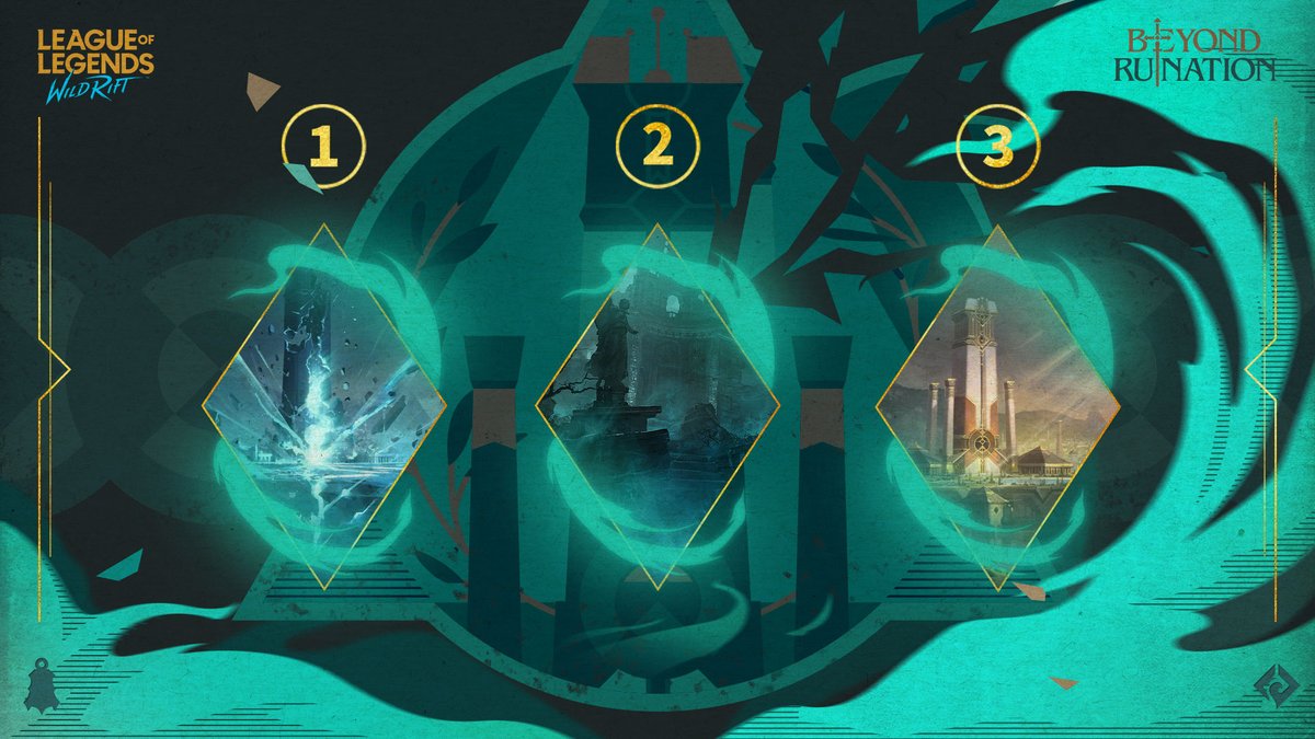 wildrift's tweet photo. Our favorite Treant is rooted in his principles, but which fate would you pick for him? #WildRift #ThroughTheMist https://t.co/Pjg07JUPq1