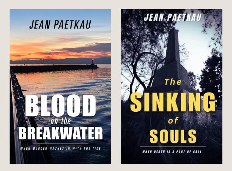 snufflewort's tweet image. Jean Paetkau is the Victoria author of the bestselling Breakwater Mystery series. Blood on the Breakwater delves into deceit in an art world evocative of Emily Carr. The Sinking of Souls reveals how a 100 year old shipwreck leads to very modern murders. #yyj #bookseries #books