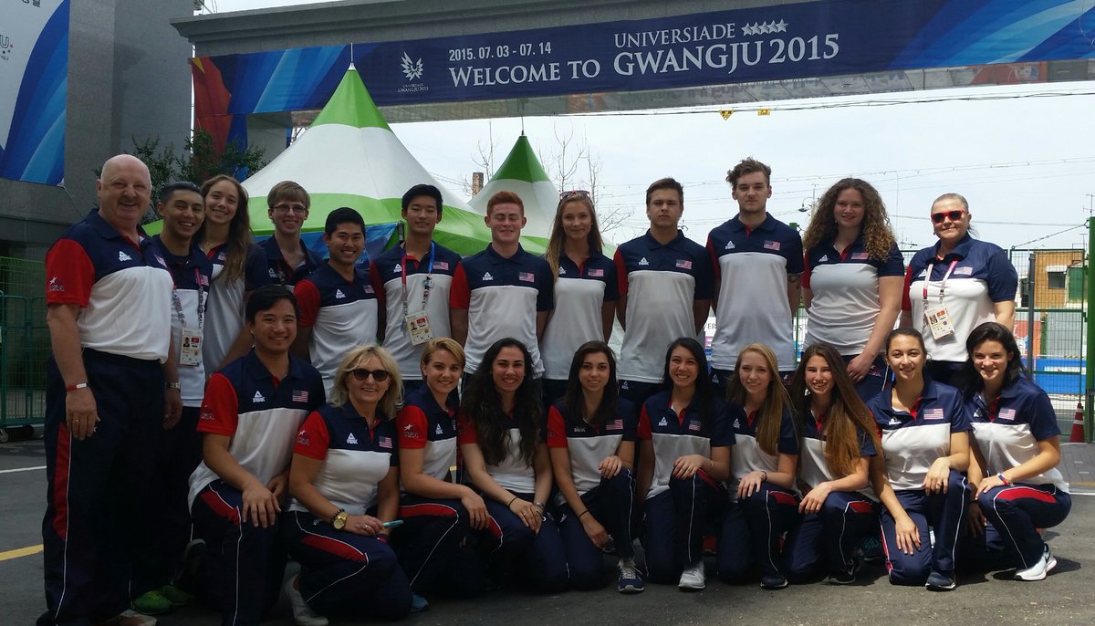 JohnPAvendano1's tweet image. Happy 4th of July! While gearing up to watch the United States accumulate gold at #Paris2024, here's a #tbt to my college days - representing #TeamUSA at the 2015 World University Games in Gwangju, South Korea. Forever proud to have donned the Stars and Stripes.
