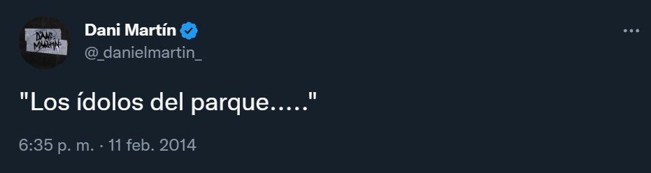 El POP HA VUELTO y nosotros recordamos porqué estamos aquí.
<a href="/_danielmartin_/">Dani Martín</a>