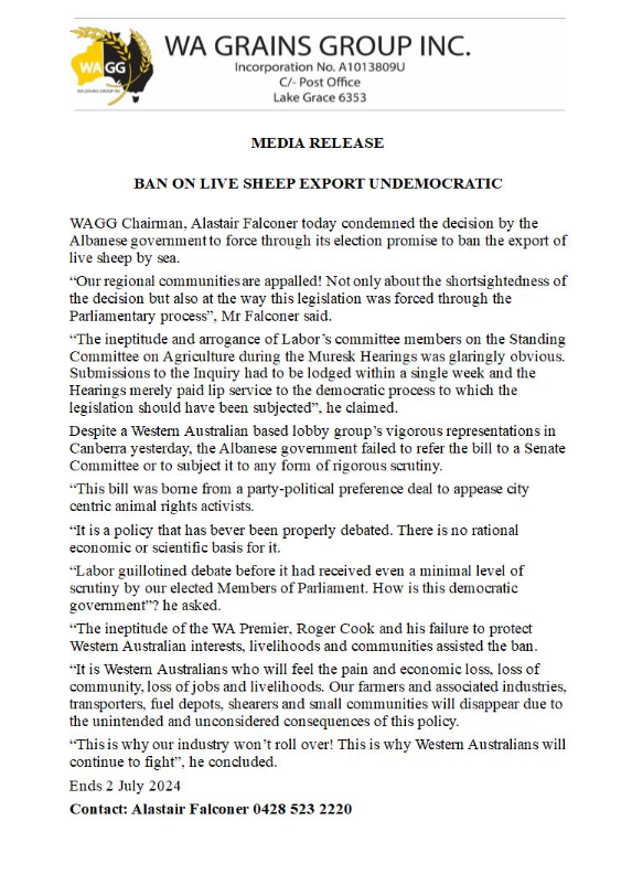 WA Grains Group (@wagrainsgroup) on Twitter photo 