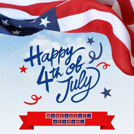 MontessoriAcad9's tweet photo. Celebrate independence, learning, and joy on this 4th of July with Montessori Academy!📷
Wishing you and your families a safe, happy, and vibrant Independence Day! 
#MontessoriMethod #CelebrateIndependence #4thOfJulyWithMontessori #LearningFreedom #MontessoriAcademyFamily https://t.co/9IPXV6xZrG