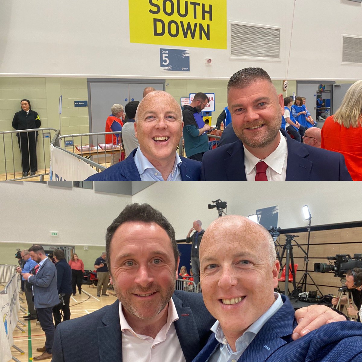 ConorHouston_'s tweet photo. Count underway in Craigavon! #TeamSDLP doing an amazing job tallying here 🗳️🙌

@ColinSDLP @peterbyrnejnr https://t.co/xAYofBfmHj