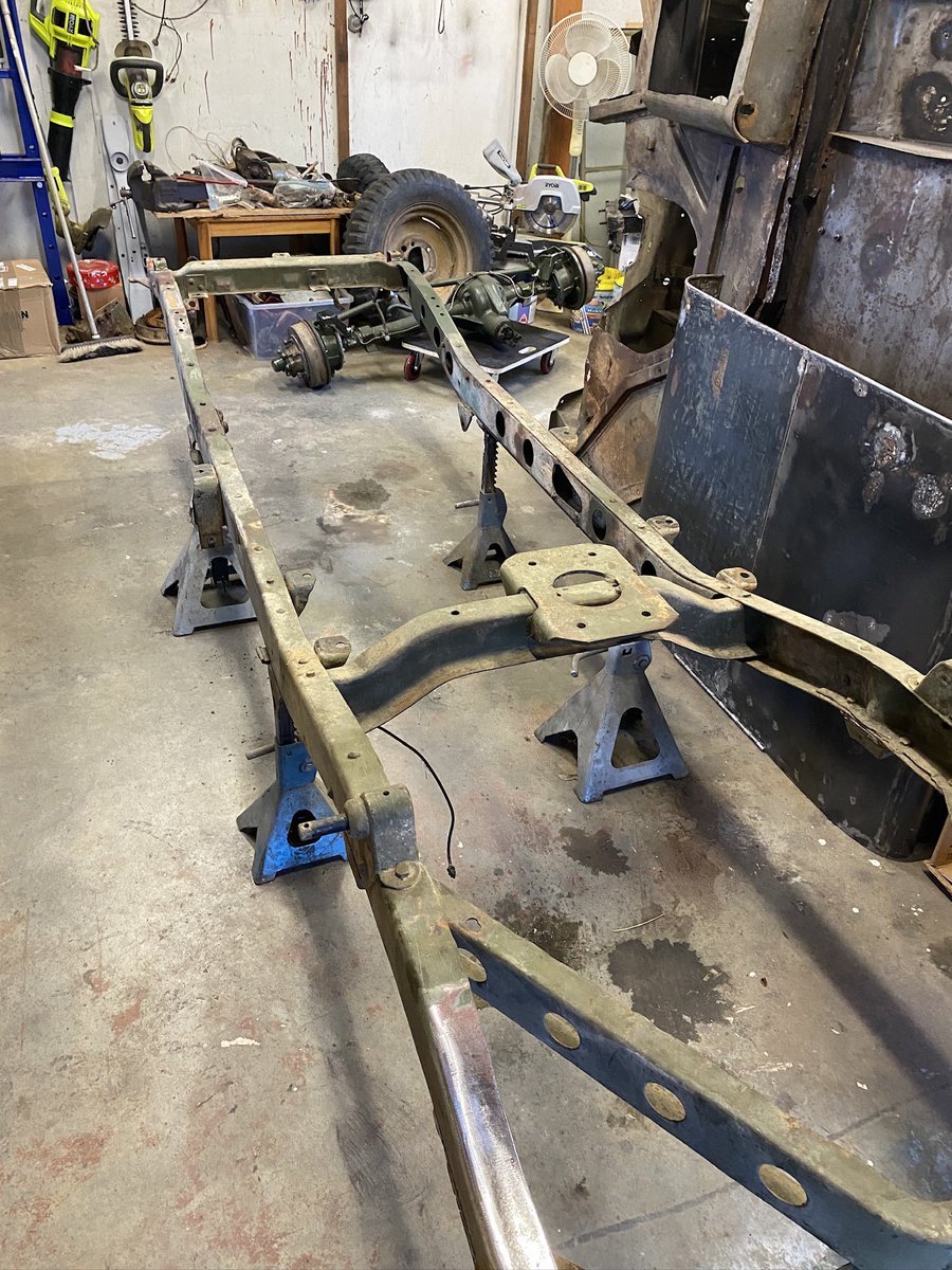 In 3 years my 1945 GPW Ford/Jeep has gone from a complete vehicle to the sum of its parts.