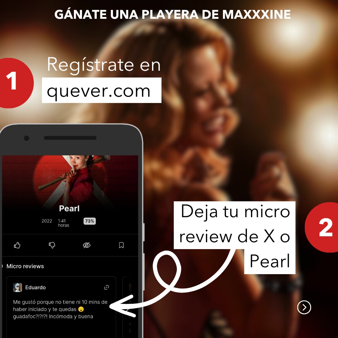 TuSpoilerMx's tweet photo. ¡Kit especial de #MaXXXine! 💝🎁

🩸 Tenemos 4 PLAYERAS OFICIALES de MaXXXIne, la nueva película de @UniversalMX

✅ Para participar: RT y Sigue estos pasos (Sólo CDMX) 👇

🔗 https://t.co/rVLVfW7Xzr

🔗 https://t.co/YTo6s97GZl https://t.co/CfnxDXG2LV