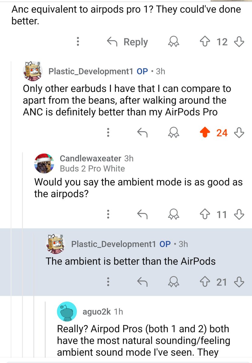 UTDUgo's tweet image. ands-on galaxy bud 3 pro leaker u/Plastic_Development1 claims the galaxy bud 3 pro have better ANC and Ambient mode than the airpods pro.

@UniverseIce @TheGalox_ @SamMobiles @MaxWinebach @evleaks @AlexPaulBennett  @WorkaholicDavid @AnxiousHolly @sondesix @BuligaDavidCri1