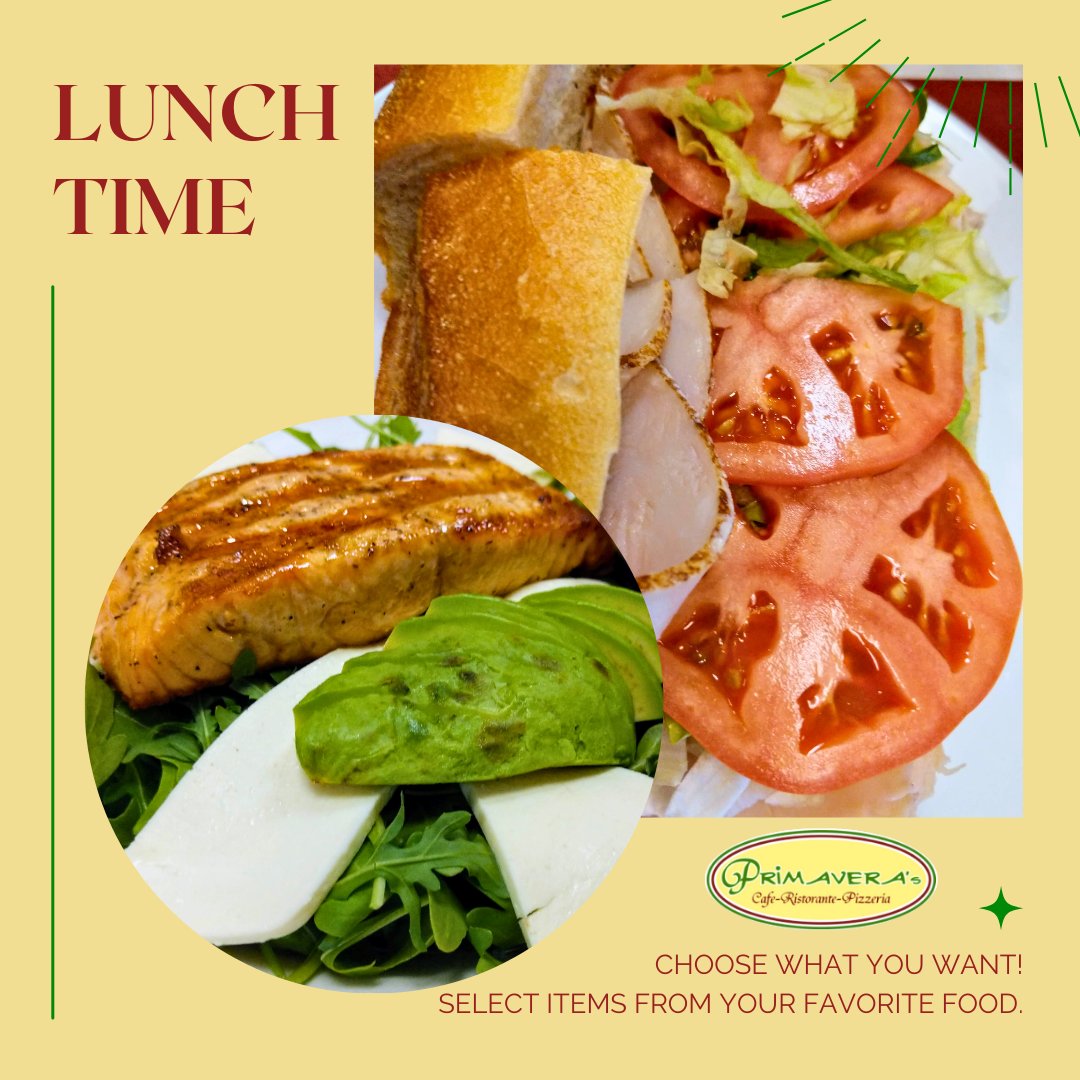 PastaNJ's tweet photo. Indulge in authentic Italian cuisine at Primavera's! From pasta to pizza, we've got your cravings covered. Stop by or order delivery today! #AuthenticItalian #ItalianFood #pastaNJ #pizzaNJ #pizza #LindenNJ #PizzaLoversNJ #NJ #Linden https://t.co/oxihCNA8tS