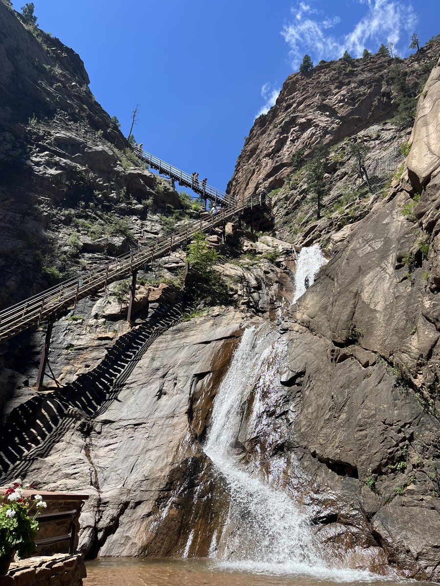 Kaner088's tweet photo. The Kanes hit up 7 Falls in Colorado. What a beast of a climb and hike. But the views were worth every step. Happy 4th to you all! https://t.co/Lhu7p8RtOd