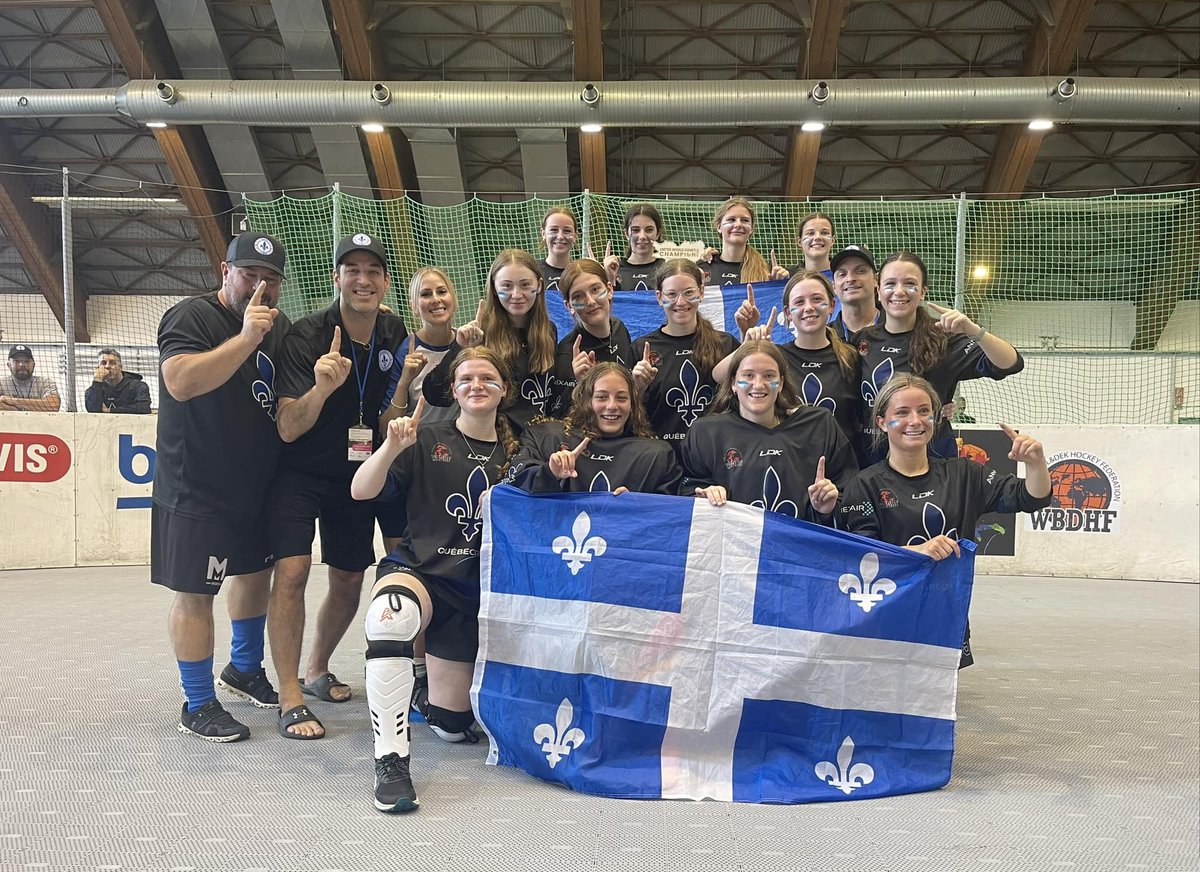 FondationEQc's tweet photo. Les filles ⚜️ M17 sont CHAMPIONNES 🥇
Jeux mondiaux unis en Autriche 🇦🇹, parrainés par l'UNESCO.
Bravo!
#equipeQuebec #UWG #U13 #klagenfurt2024 https://t.co/igfEZIzSl7