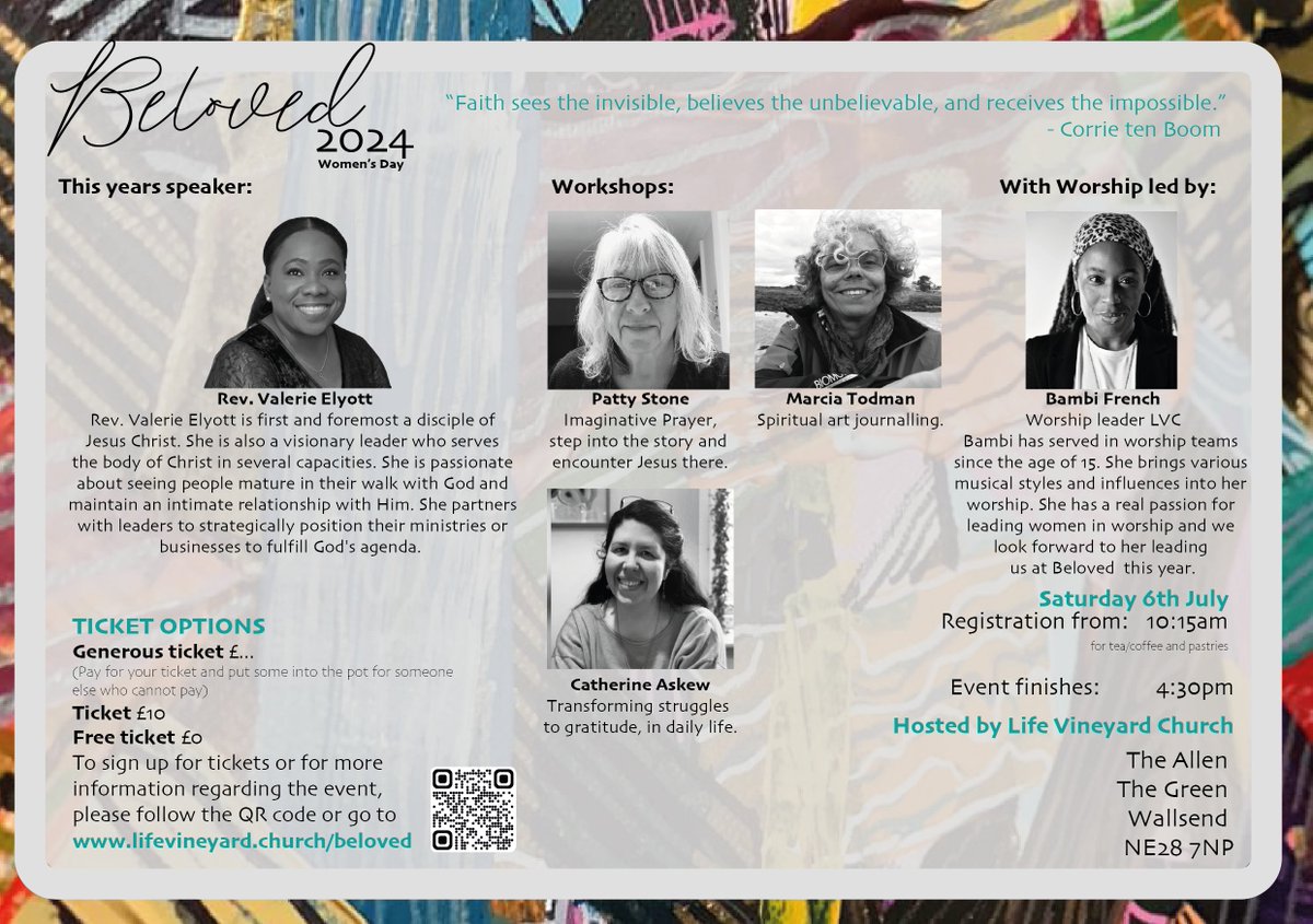 eventbrite.co.uk/e/beloved-wome…
It's NOT too late to sign up......TOMORROW Saturday 6th July.