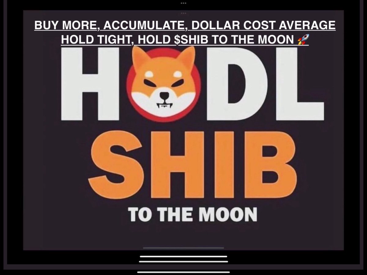BezosCrypto's tweet photo. I’m Holding My $SHIB ToTheMoon 🚀

Repost If You’re #SHIBARMYSTRONG Diamond Hands 🙌 https://t.co/7LxpQboi4E