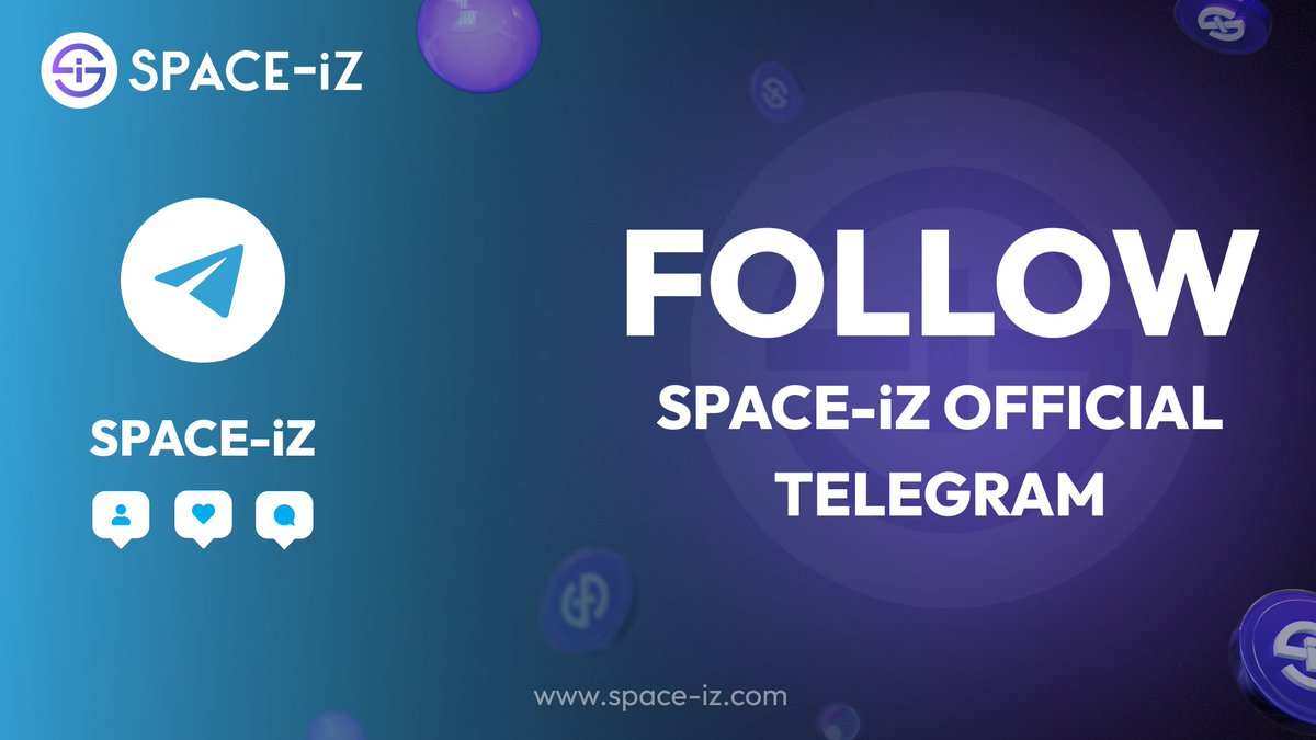 SPACE-iZ Telegram is a lively community, featuring vibrant discussions and around-the-clock support from dedicated moderators and active members🚀

Telegram Link: t.me/spaceiz1